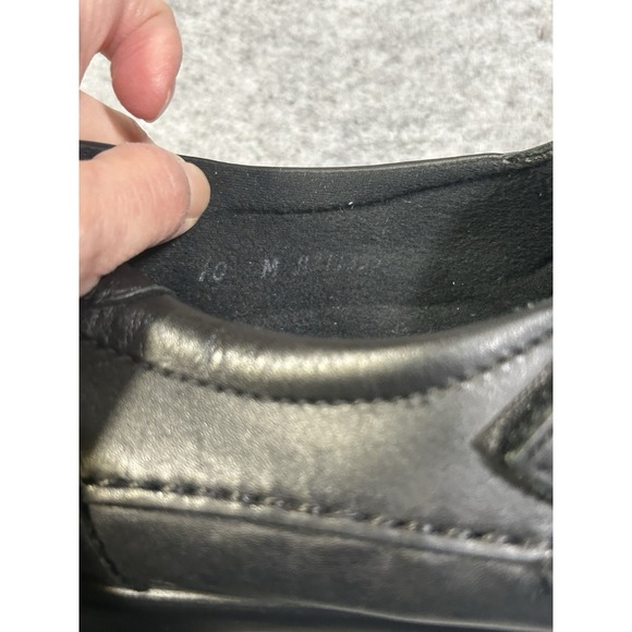 SAS Roamer Women's 10 Black Loafer Leather Shoes Mary Jane Flat Tripad Comfort - Picture 10 of 11